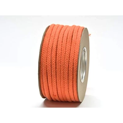 Image of 10M Everlasto 10mm Coloured Cotton Magicians Rope Available in 31 Colours (Orange)