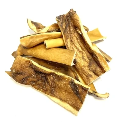 Image of Beef Head Skin 500g Natural Dog Treats Chews SMD