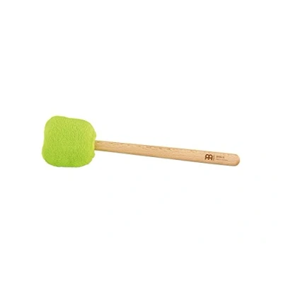 Image of Sonic Energy gong mallet Small Green with beechwood handle For players, meditation, percussion Sheep’s wool, synthetic fleece (MGM S PG)