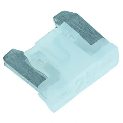 Image of 10 x 25A White Micro Automotive Blade Fuse 25 Amp Auto Car Van Bike