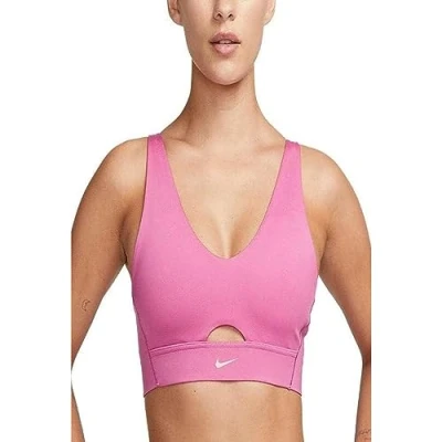 Image of NIKE Indy Plunge Bra Cosmic Fuchsia XS