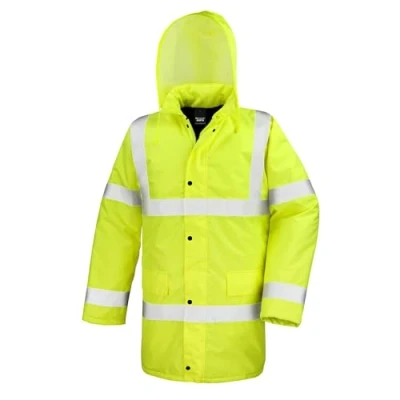 Image of Result R218X Core Safety High Viz Coat Hi Yellow, X Large