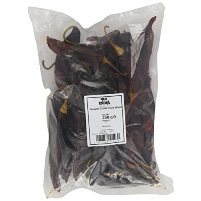 Image of Old India Guajillo Chilli Dried Whole 250 g