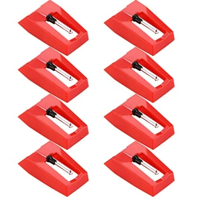 Image of 8 Pieces Record Player Needle Turntable Diamond Replacement Stylus Needles for Vinyl