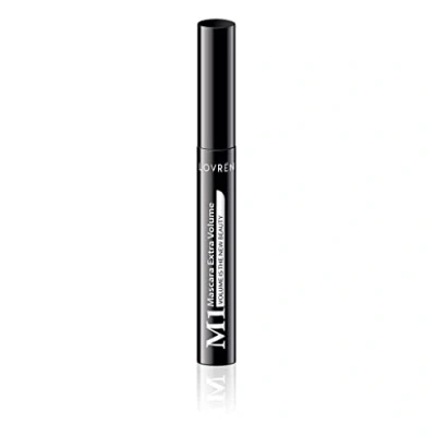 Image of Lovren Mascara M1 Extra Volume, Volumising and Incurving Nickel Free Parabens, Dermatologically Ophthalmologically Tested, Made with Natural Waxes, Black, 10 Milliliters