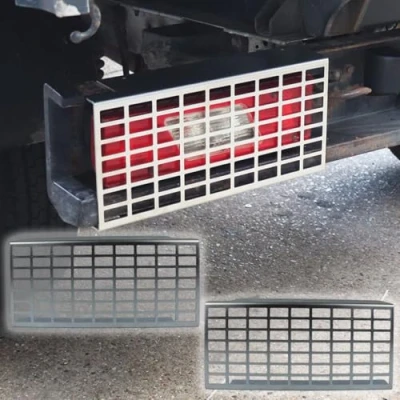 Image of Tipper Truck Dropside Luton Van Rear Tail Light Cover Protector Guards Compatible with Ford Transit