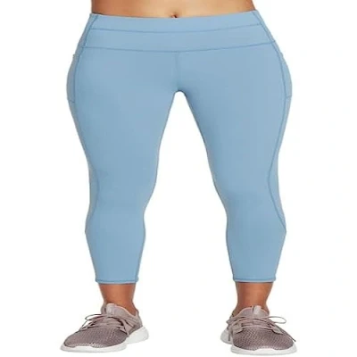 Image of Skechers Women&#039;s Goflex Hw 7/8 Ii Leggings, Blue, S UK