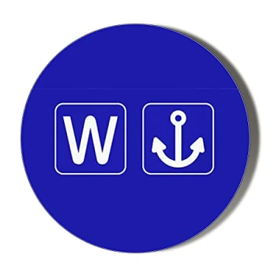 Image of WANKER 38mm Small Novelty Badge
