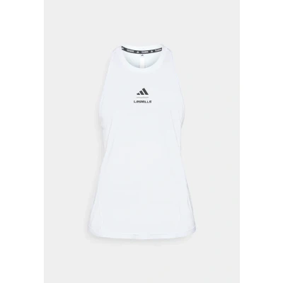 Image of adidas Performance Lesmills Graphic Sports Tshirt, Women&#039;s, Size: XL, White