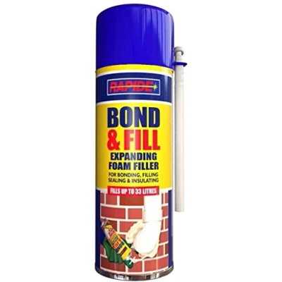 Image of Yorkshire Homeware Expanding Foam Filler Fill &amp; Fix Quick Spray PU Expansion Insulation BONDING Filling Sealing 500ml (1)