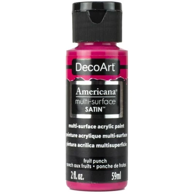 Image of Deco Art Metallic Acrylic Paint, Fruit Punch, One Size