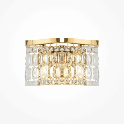 Image of Maytoni Dune Modern 2 Light Wall Lamp Gold E14