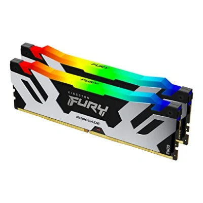 Image of Kingston FURY Renegade Black RGB XMP 96GB 6000MT/s DDR5 CL32 DIMM Desktop Gaming Memory (Kit of 2) KF560C32RSAK2 96