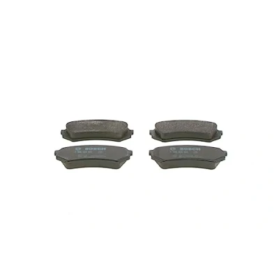 Image of 0446660070, 0446660110, 04466YZZC4, 446660070 Brake pad set BOSCH 0 986 424 641 Low Metallic with anti squeak plate, mounting manual