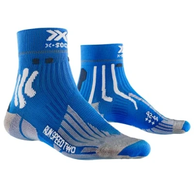 Image of X Socks Mens Run Speed Two 4.0, Twyce Blue/arctic White, 44 EU