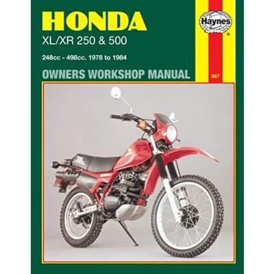 Image of Honda XL/XR 250 &amp; 500 (78 84) Haynes Repair Manual