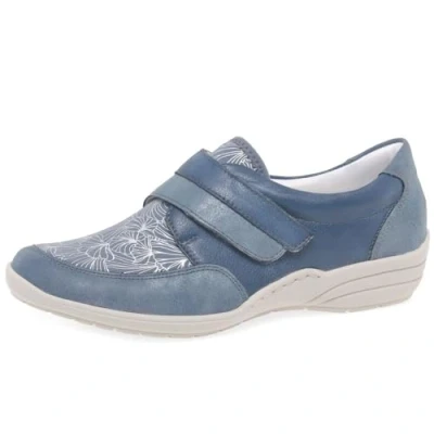 Image of Remonte Tepee Womens Shoes 6 UK Light Blue Nubuck