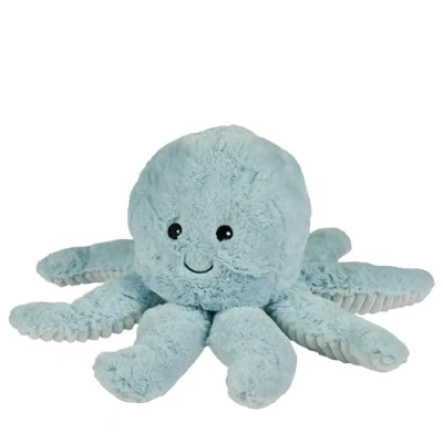 Image of Warmies Plush Octopus Microwavable Weighted Teddy with French Lavender Scent, Hot or Cold for Cool Relaxation and Warm Relief