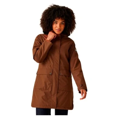 Image of Regatta Womens Sabinka II Waterproof Insulated Jacket Dark Brown 10