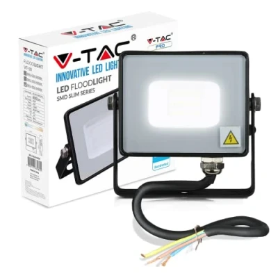 Image of V TAC LED Floodlight Outdoor 10W Flood Lights 735 Lumens Work Light Waterproof IP65 Cool White 6500K for Garden Patio Driveway and more