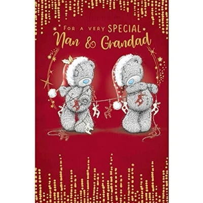 Image of Me To You Bear Special Nan &amp; Grandad Christmas Card