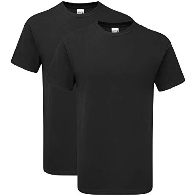 Image of Gildan Hammer Unisex&#039;s T Shirt, Style Gh000, Black (2 Pack), M (Pack of 2)