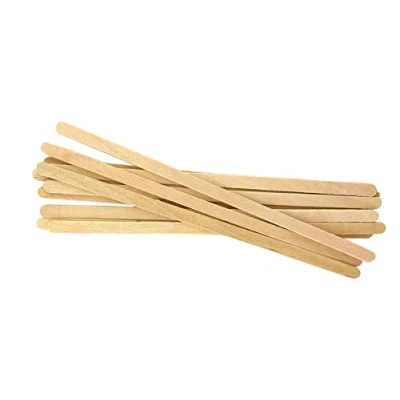 Image of We Can Source It Ltd Wooden Round Head Hot Drinks Tea Coffee Chocolate Stirrers Eco Friendly 100% Natural Biodegradable Compostable Recyclable For Party, Cafe, Home 5.5inch/14cm 1000 Pack