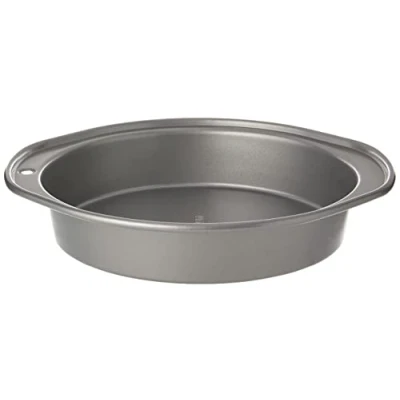 Image of Dexam Round Cake pan Non Stick Carbon Steel, Grey