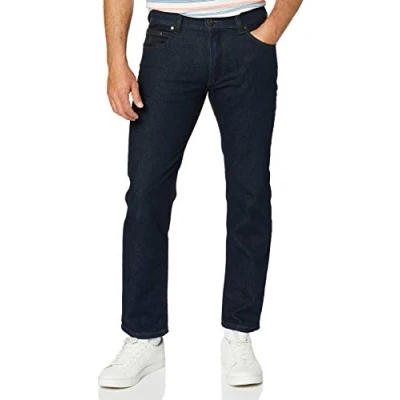 Image of Bugatti Men&#039;s 3280D 16640 Loose Fit Jeans, Blue (Rinse 390), W38/L30