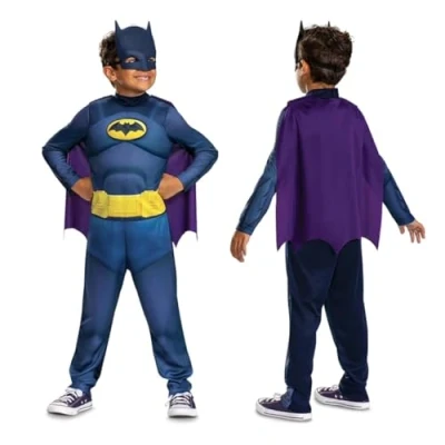 Image of Disguise 158719M 15L 6 Batwheels BATMAN BW FANCY INTL M 3T 4T Dress Costume, Girls, Multi, Age 3 4