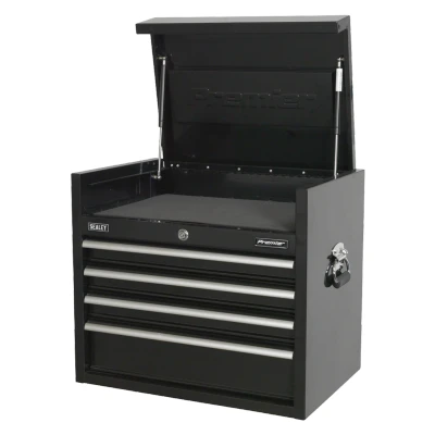 Image of Sealey Premier Topchest 4 Drawer 660mm Heavy Duty Black
