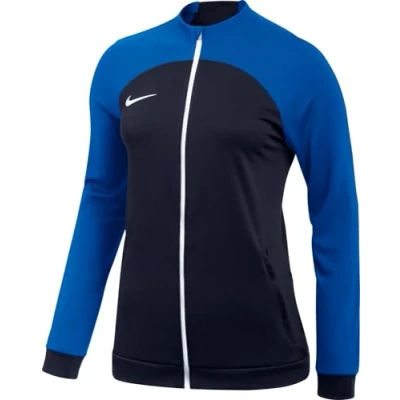 Image of NIKE DH9250 451 W NK DF ACDPR TRK JKT K Jacket Women&#039;s OBSIDIAN/ROYAL BLUE/WHITE Size XL