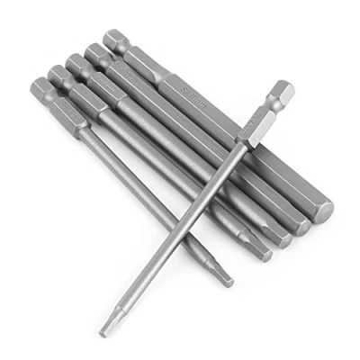Image of 6pcs 100mm Magnetic Hex Shank Screwdriver Drill Bit Set Head Tool with 1/4&quot;