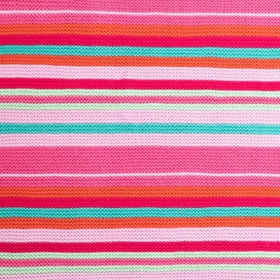 Image of Cosatto Baby Blankets Toddler &amp; Newborn Essentials 100% Combed Cotton Blanket Cosy Throw For Kids Perfect Bedding Pink Stripe