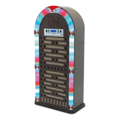 Image of iTek Bluetooth Jukebox with CD Player and FM Radio Brown