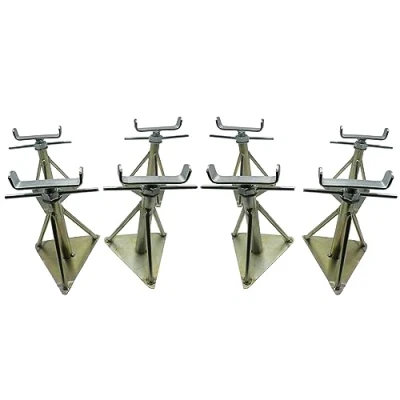 Image of Static Caravan Axle Stands Very Small X8 (Extra Wide Support 7.1&quot; 10.4&quot;)