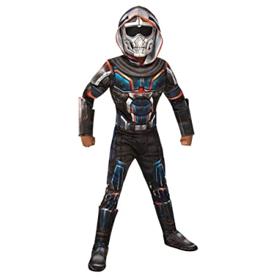 Image of Rubie&#039;s 702064S000 Marvel Studios Black Widow Movie Deluxe Task Master Costume Taskmaster, 3 4 years, Multicolour, 5 Years