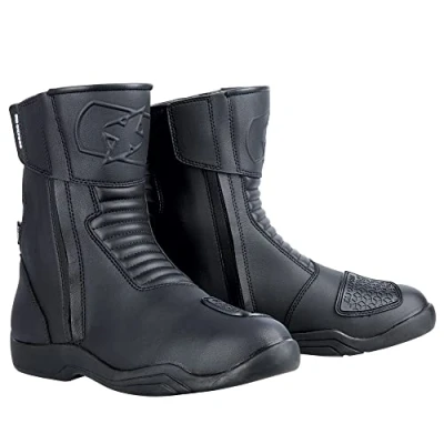 Image of Oxford Men&#039;s Warrior 2.0 Motorcycle Boot, Black, UK 9 (EU 43)