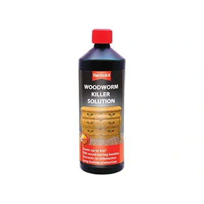 Image of RENTOKIL WOODWORM KILLER SOLUTION 1L