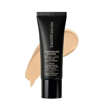 Image of BAREMINERALS Complexion Rescue Natural Matte Tinted Mineral Moisturiser SPF30 Vanilla 35 ml