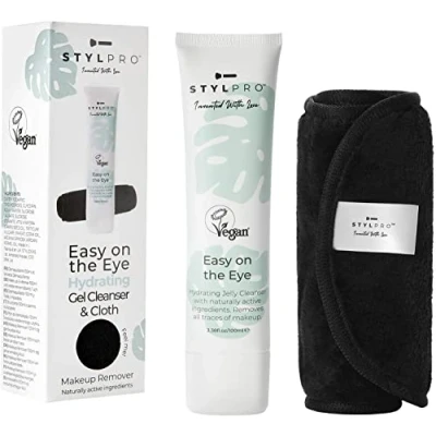Image of New and improved Stylpro Easy On The Eye Microfiber Makeup Remover Face Cloth (Kit) (New kit)…
