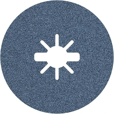 Image of Bosch Professional Fibre Sanding Discs Best (for Metal, X LOCK, R574, Diameter 115 mm, Grit Size 80, Bore Diameter: 22.23 mm)