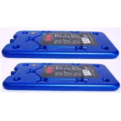 Image of 2X 2 x Freeze Board Ice Pack Small Block Flat Travel Box 200g