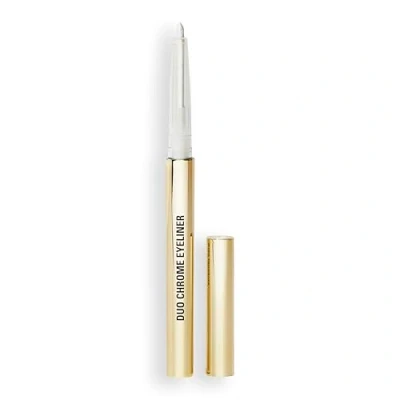 Image of Revolution, Metallic Duochrome Eyeliner, Smudge Proof Pencil, Waterproof, Colour Shifting Iridescent Formula, Vegan &amp; Cruelty Free, Stardust Gold, 0.2g