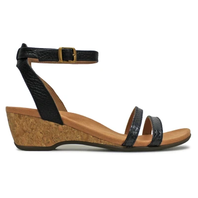 Image of Orlanda Leather Women&#039;s Wedge Sole Sandals