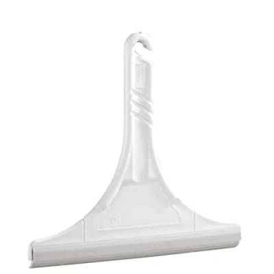 Image of WENKO 3901010100 Bathroom squeegee, Polypropylene, 24.5 x 23.5 cm, White