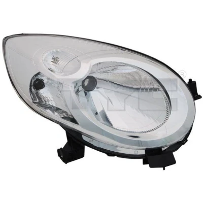Image of 620672 Headlights TYC 20 11605 05 2 right H4 for hand traffic without electric motor CITROËN: C1 I