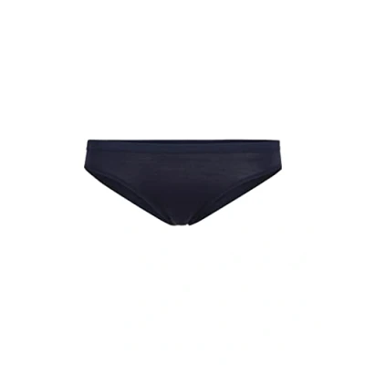 Image of Icebreaker 150 Siren Women&#039;s Bikini Briefs Merino Underwear Midnight Navy