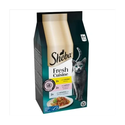 Image of SHEBA Fresh Cuisine Taste of Hawaii Cat Pouches 6x50g