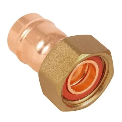 Image of 15mm x 3/4 Inch Solder Ring Straight Tap Connector